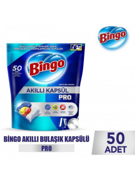 BİNGO AKILLI BULAŞIK KAPSÜL 50'Lİ PAKET 1*5