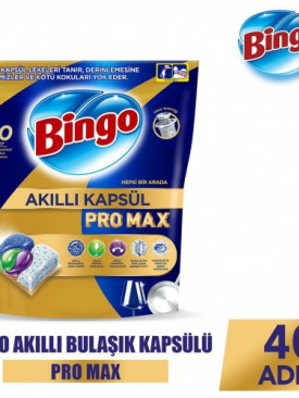 BİNGO AKILLI BULAŞIK KAPSÜL PRO MAX 40'LI PAKET 1*5