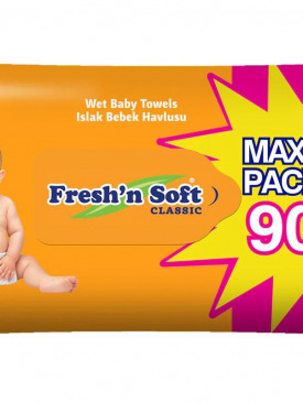 nsoft Classıc Islak Bebek Havlusu 90 1*24