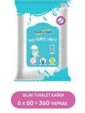Freshnsoft Body Care-Islak Tuvalet Kağıdı 60-Çocuk 1*20