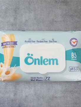 ÖNLEM ISLAK HAVLU PAPATYALI 72 ADET*12